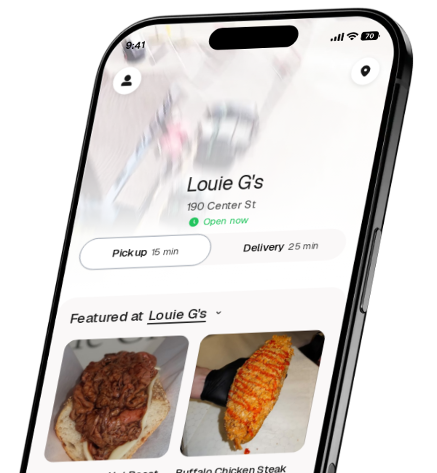 Louie G's app preview